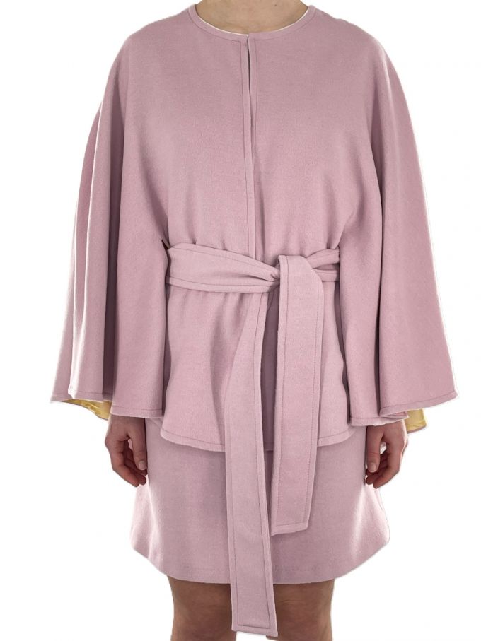 Kaschmir Cape in altrosa
